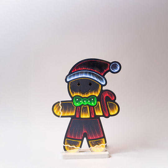 Eurolamp Gingerbread Man 28x5.5x40cm Decorative Design Mirror LED Tape Transformer 207 LED Multicolour LED Power Supply 3m IP20 Eurolamp