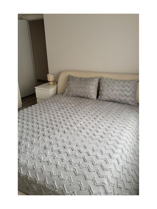 Set Decken 3-teilig Lumpa Grau – 235x250cm