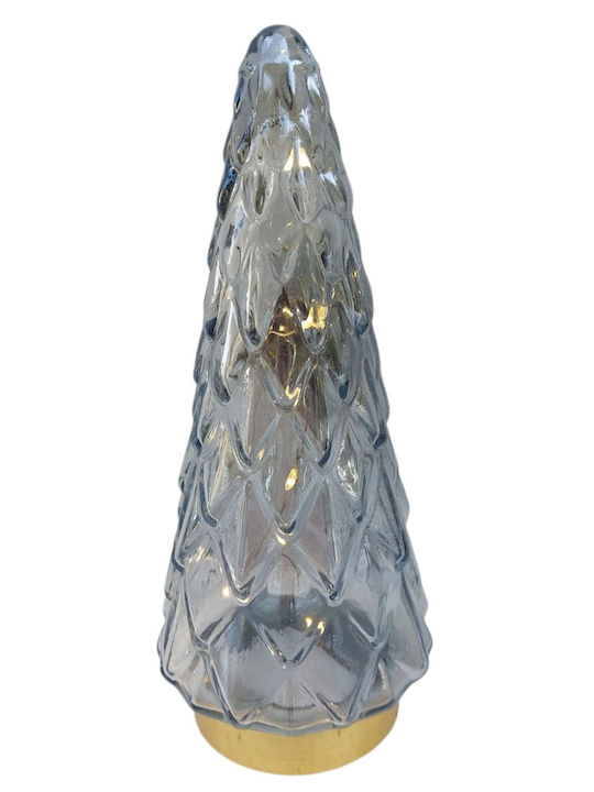 Christmas Decorative Illuminated Tree 11cm Battery Silver Tree
