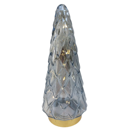 Christmas Decorative Illuminated Tree 11cm Battery Silver Tree