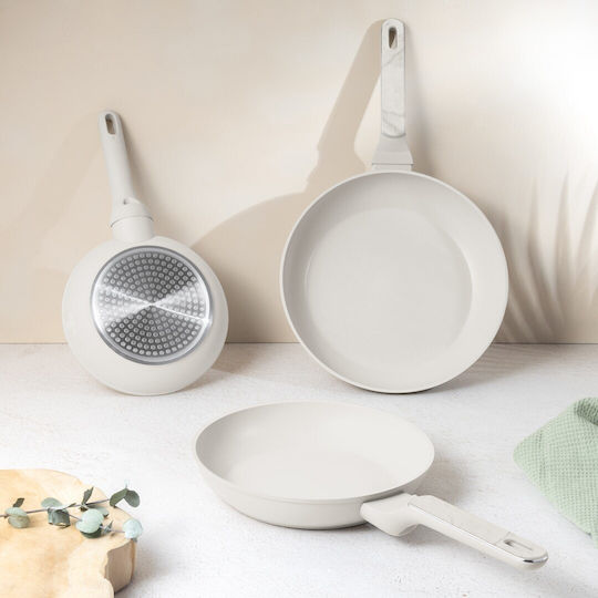 Berlinger Haus Sahara Marble Pans Set from Aluminum with Non-stick Interior Coating 3 Pieces