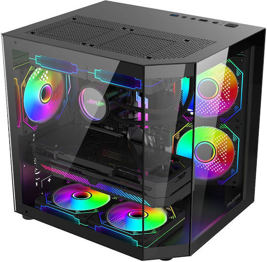 ProGaming Alma Desktop PC (Ryzen 5-5600X/32GB DDR4/1TB SSD/GeForce RTX 3050/Windows 11 Home) Negru