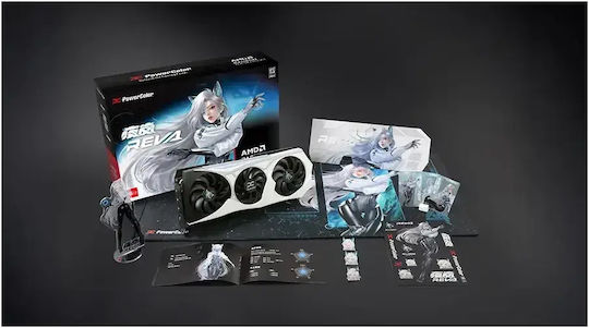 PowerColor Radeon RX 9070 XT 16GB GDDR6 Hellhound Reva Edition Κάρτα Γραφικών