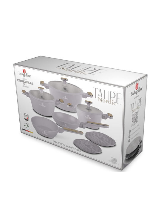 Berlinger Haus Nordic Cookware Set Made of Aluminum with Non-stick Interior Coating 5 Pieces