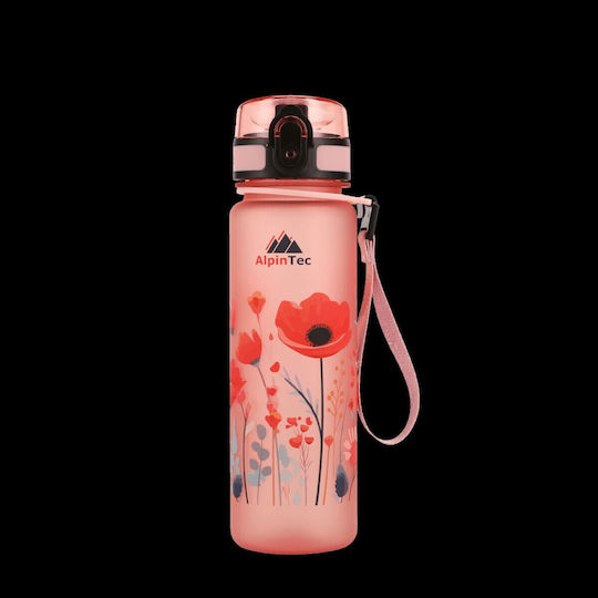 AlpinPro Kids Water Bottle Thermos Silicone with Straw Non Spill Kids 500ml