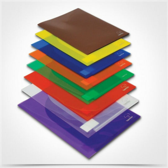 Typotrust Double Binder Pocket 2 Compartments A4 Blue Fp23000-03 Typfp23000-03