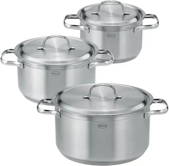Rosle Pure Elements Set de oale din oțel inoxidabil 3buc