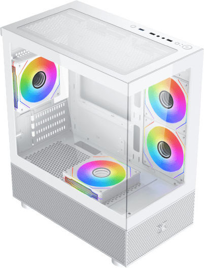 U-Case NovaCore Desktop PC (Ryzen 5-5600G/8GB DDR4/512GB SSD/W11 Home) White