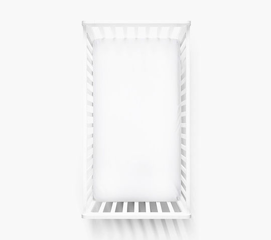 Danpol Lenjerie De Patut Bebe Cu Cauciuc Alb 140x70cm
