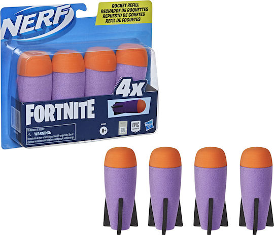 Nerf Σφαίρες 4 Rocket Refill Fortnite για 8+ Ετών