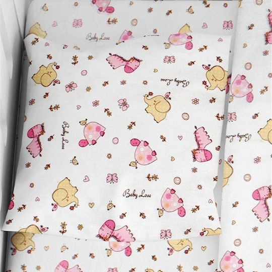 Dimcol Baby Cotton Pillowcase Multicolour 45x35cm