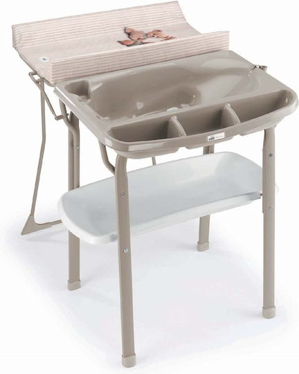 Cam Babybadewanne mit Wickeltisch Beige