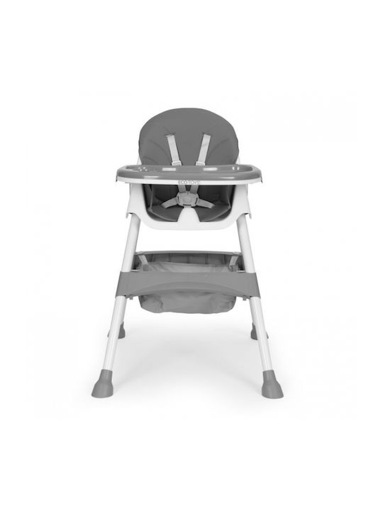 Ecotoys Foldable Baby Highchair Gray
