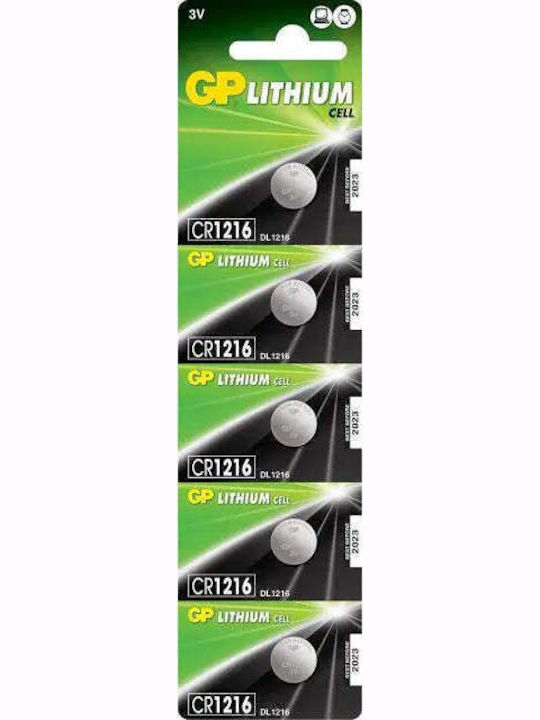 Genius Pack Lithium Watch Battery CR1216 3V 1pcs