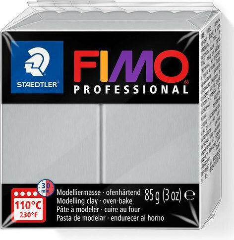 Staedtler Fimo Professional Polymeric Modelling Clay Gray 85gr