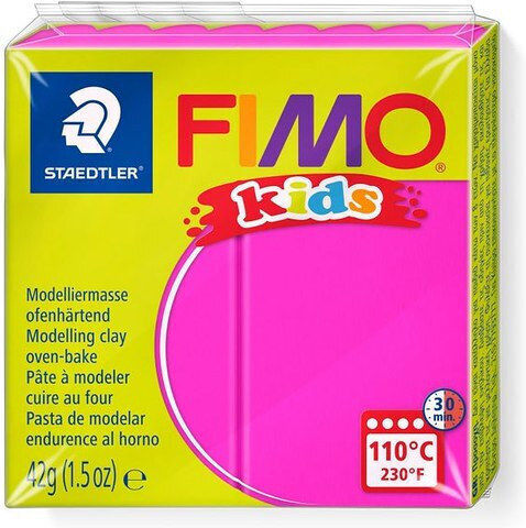 Staedtler Fimo Kids Argilă Modelatoare Polimerică Pentru Copii Fuchsia 42gr