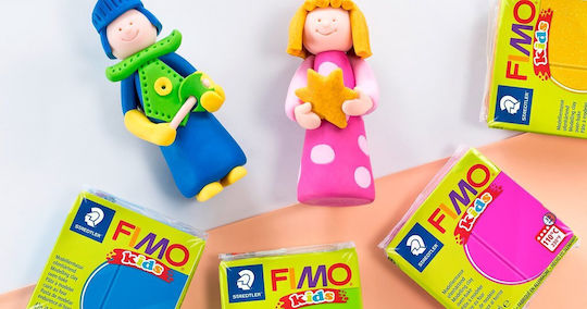 Staedtler Fimo Kids Yellow Πολυμερικός Πηλός 42gr