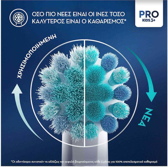 Oral-B Kids Electric Toothbrush Replacement Heads 4 Pieces for 3+ Years Frozen