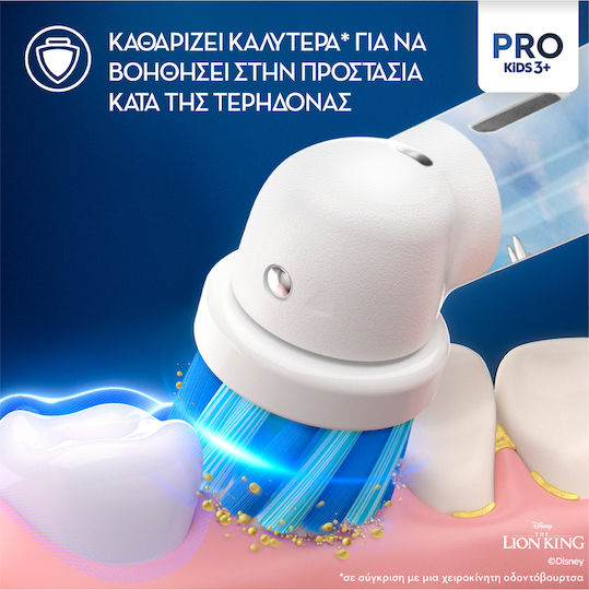 Oral-B Kids Electric Toothbrush Replacement Heads 4 Pieces for 3+ Years Frozen