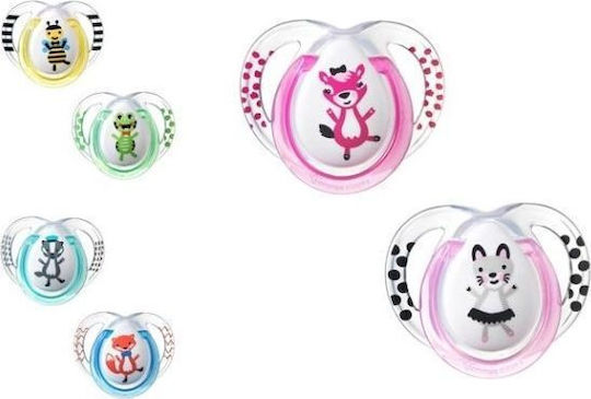 Tommee Tippee Fun Style Ορθοδοντικές Πιπίλες Σιλικόνης για 0+ μηνών 2τμχ