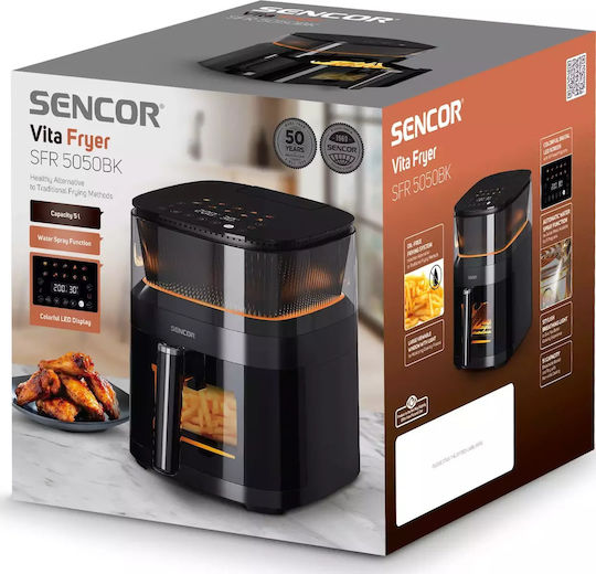 Sencor Air Fryer 5lt Black SFR 5050BK