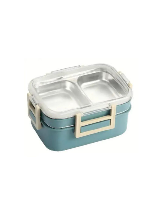 Aj Inox Lunch Box O-Bento Blue 1200ml