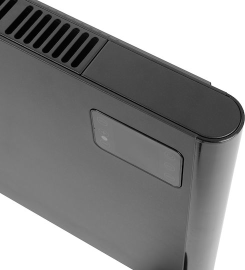 Eurom Alutherm Wifi Convector Electric Pardoseală 1500W cu Termostat Electronic 75.9x45.8cm Negru