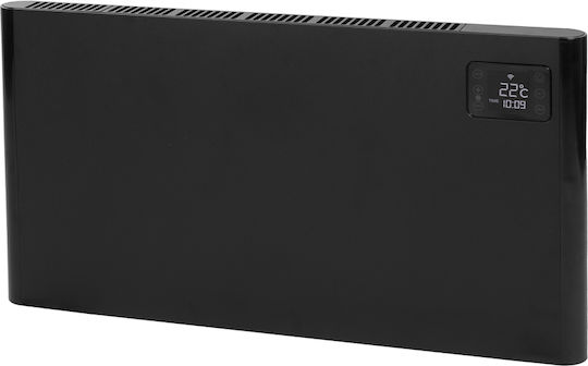 Eurom Alutherm Wifi Convector Electric Pardoseală 1500W cu Termostat Electronic 75.9x45.8cm Negru