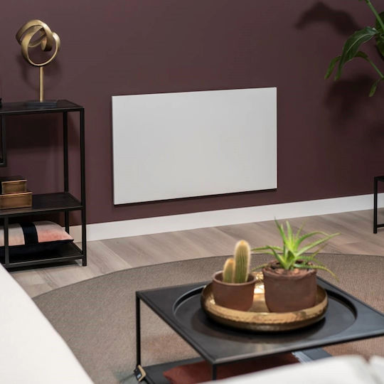Eurom Convectoare Perete 600W cu Termostat Electronic și WiFi 100x60cm Alb