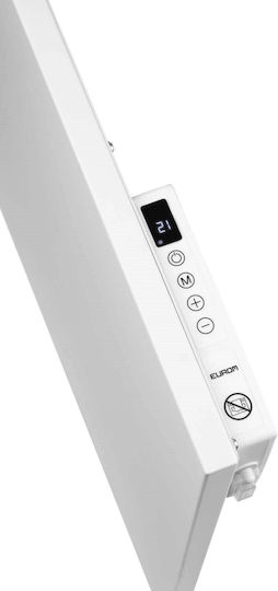 Eurom Convectoare Perete 600W cu Termostat Electronic și WiFi 100x60cm Alb