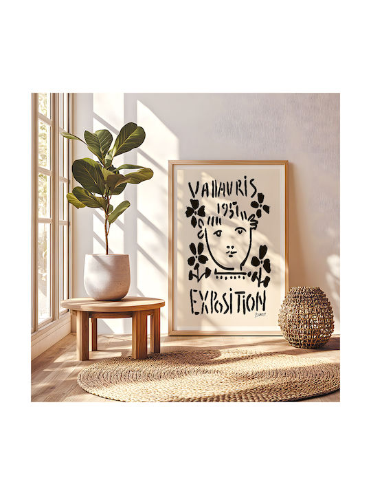 Poster Pablo Picasso Vallauris 1957 Art247 21cm X 30cm White Frame Pvc