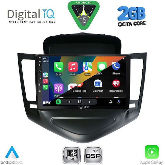 Digital IQ Ηχοσύστημα Αυτοκινήτου για Chevrolet Cruze 2008-2012 (Bluetooth/USB/WiFi/GPS/Apple-Carplay/Android-Auto) με Οθόνη Αφής 9"