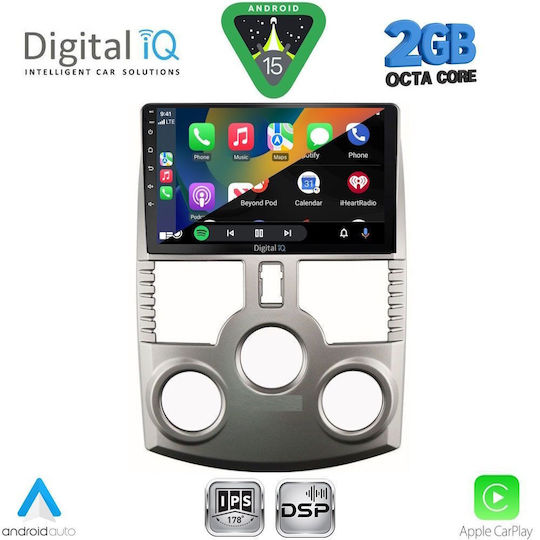 Digital IQ Ηχοσύστημα Αυτοκινήτου για Daihatsu Terios 2006-2017 (Bluetooth/USB/WiFi/GPS/Apple-Carplay/Android-Auto) με Οθόνη Αφής 9"