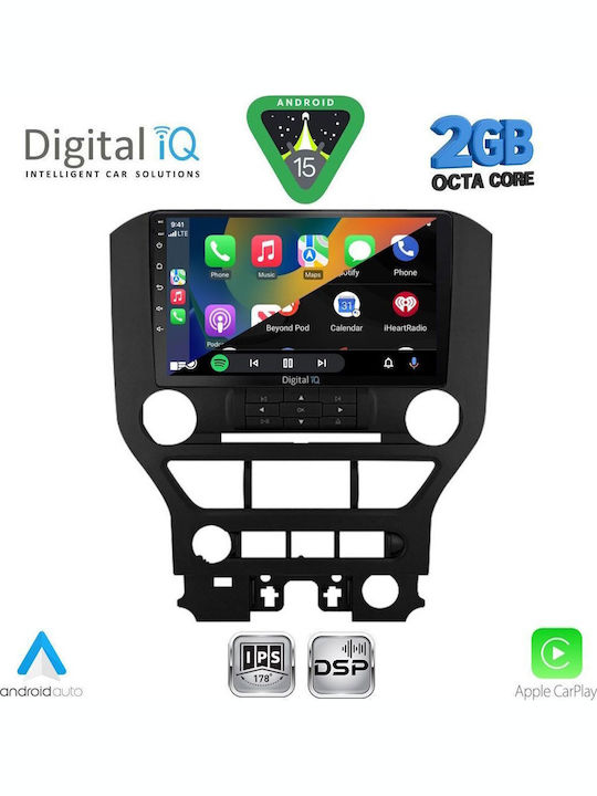 Digital IQ Car Audio System for Ford Mustang 2015-2020 with Touch Screen 9" DIGITAL IQ RSF 4166 CPA 4BUT