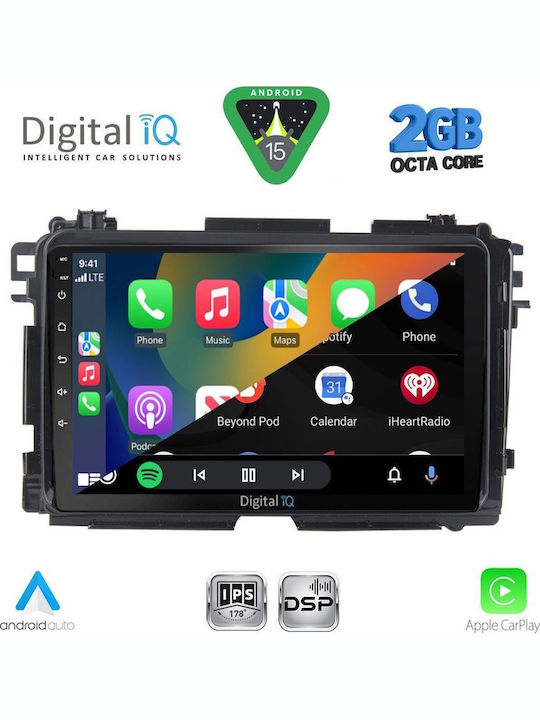 Digital IQ Автомобилна Аудио Система (Блутут/USB/WiFi/GPS/Apple-Carplay/Android-Auto) с Тъчскрийн 9"