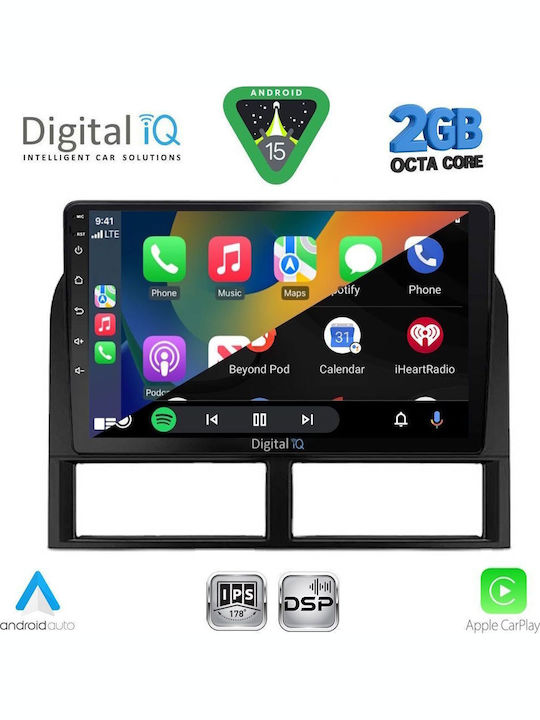 Digital IQ Car Audio System for Jeep Grand Cherokee 1999-2004 (Bluetooth/USB/WiFi/GPS/Apple-Carplay/Android-Auto) with Touch Screen 9"