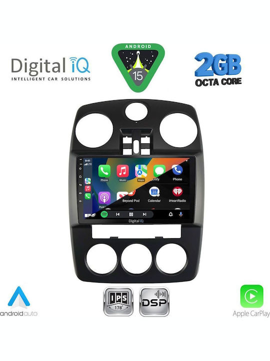 Digital IQ Car Audio System Chrysler PT Cruiser 2005-2010 (Bluetooth/USB/WiFi/GPS/Apple-Carplay/Android-Auto) with Touch Screen 9"