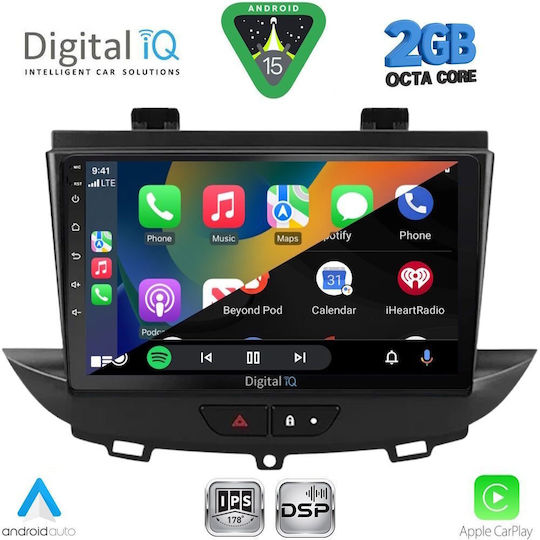 Digital IQ Автомобилна Аудио Система (Блутут/USB/WiFi/GPS/Apple-Carplay/Android-Auto) с Тъчскрийн 9"