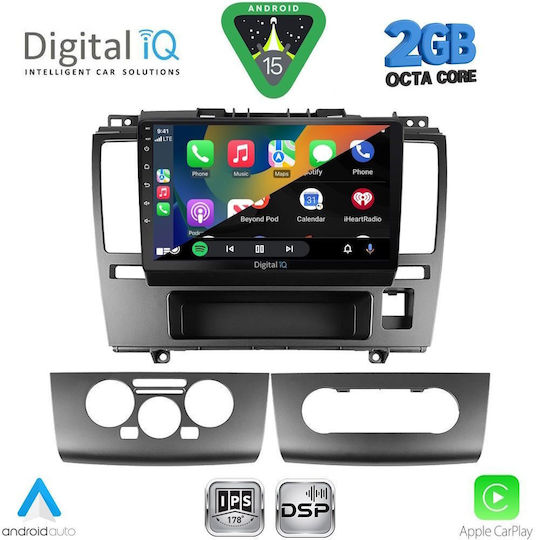 Digital IQ Car Audio System for Nissan Tiida 2004-2013 (Bluetooth/USB/WiFi/GPS/Apple-Carplay/Android-Auto) with Touch Screen 9"