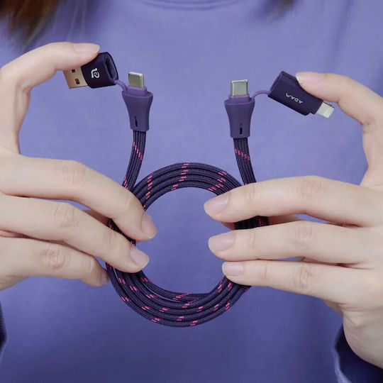 Magnetic / Flat USB-A to Lightning Cable 60W