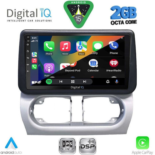 Digital IQ Ηχοσύστημα Αυτοκινήτου για Opel Corsa / Tigra 2000-2006 (Bluetooth/USB/WiFi/GPS/Apple-Carplay/Android-Auto) με Οθόνη Αφής 9"