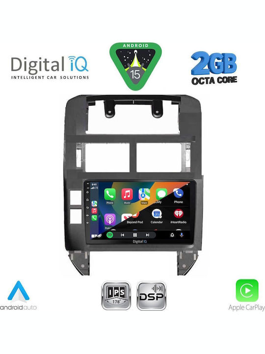 Digital IQ Car Audio System for Volkswagen Polo 2002-2009 (Bluetooth/USB/WiFi/GPS/Apple-Carplay/Android-Auto) with Touch Screen 9"