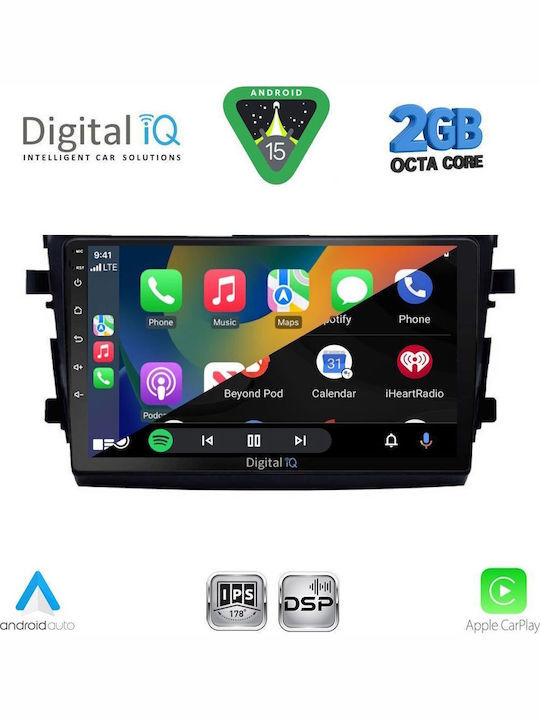 Digital IQ Car Audio System for Suzuki Celerio 2015-2021 (Bluetooth/USB/WiFi/GPS/Apple-Carplay/Android-Auto) with Touch Screen 9"