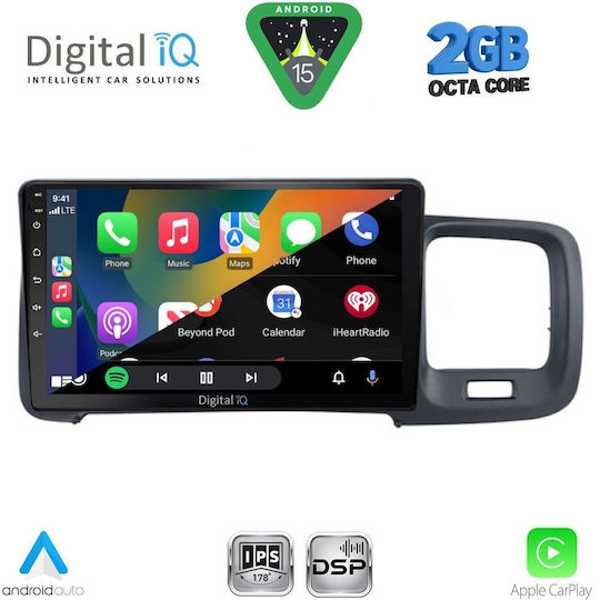 Digital IQ Ηχοσύστημα Αυτοκινήτου για Volvo S60 2010-2018 (Bluetooth/USB/WiFi/GPS/Apple-Carplay/Android-Auto) με Οθόνη Αφής 9"