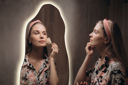 Tulup Wall Mirror with LED Lighting 80x40cm 1pcs