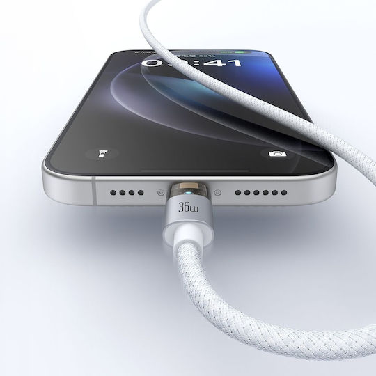 Mcdodo USB-C to Lightning Cable 36W Λευκό 1.2m CA-6942