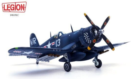 Legion 1:72 Vought F4u Corsair Usmc Vma-312 Checkerboards Uss Bataan