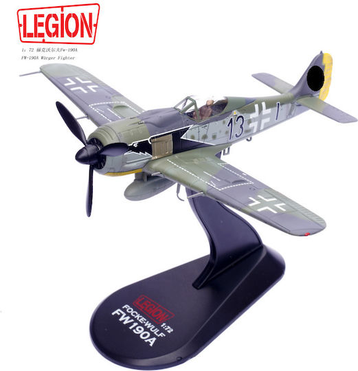 Legion 1/72 Focke-wulf Fw 190a Luftwaffe 8./jg 2 Richthofen Negru 13