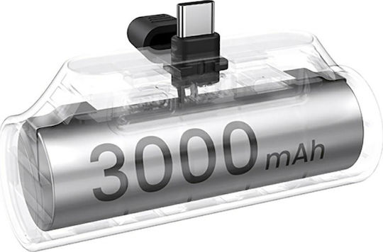 Usams PB79 Power Bank 3000mAh Ασημί