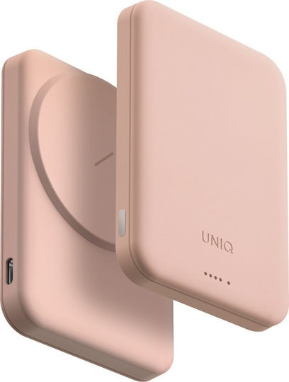 Uniq Lyden Lexa MagSafe Power Bank 5000mAh 20W με Θύρα USB-C Power Delivery Ροζ